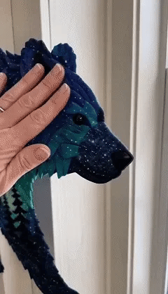 🌌 Beginner-Friendly Northern Lights Wildlife DIY Patchwork Kit | Complete Kit with All Tools & Step-by-Step Guide Included 💕