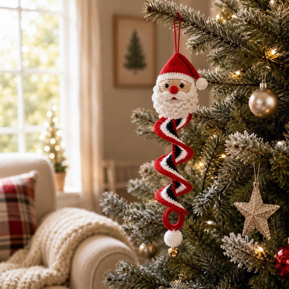 🎅 DIY Crochet Snowman Swirl Ornament Kit - 🎄🧶A crochet project suitable for beginners