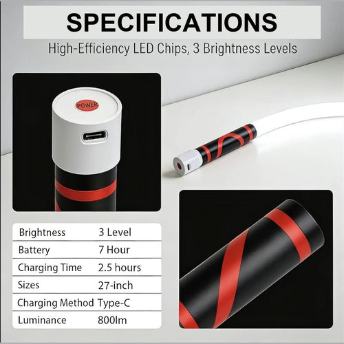 Bendable LED Flashlight Stick