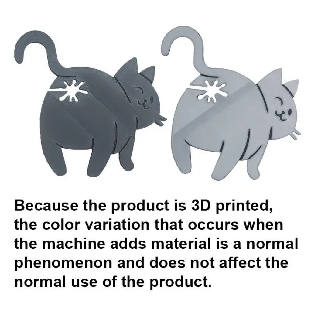 3-Piece 3D-Printed Cat Bread Clips
