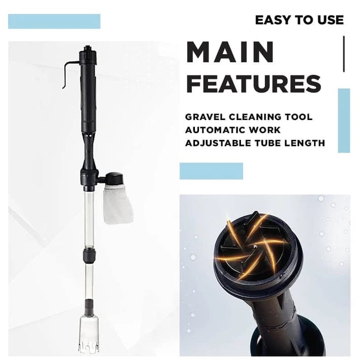 🐠 Get 50% Off Now! Electric aquarium gravel cleaner – Fast, Easy Tank Cleaning 🐟