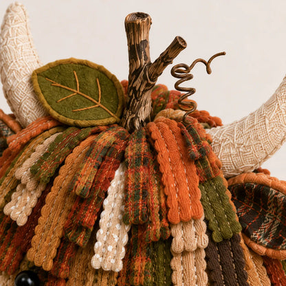 Autumn Highland Cow Pumpkin 3D Fabric Diy Kit