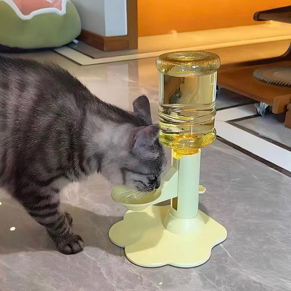 Gravity Cat Water Dispenser Stand - Spill-Proof