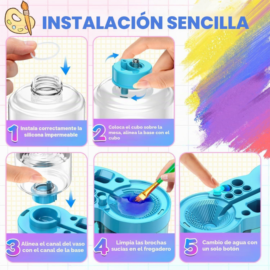 Limpiador de Pinceles Automático