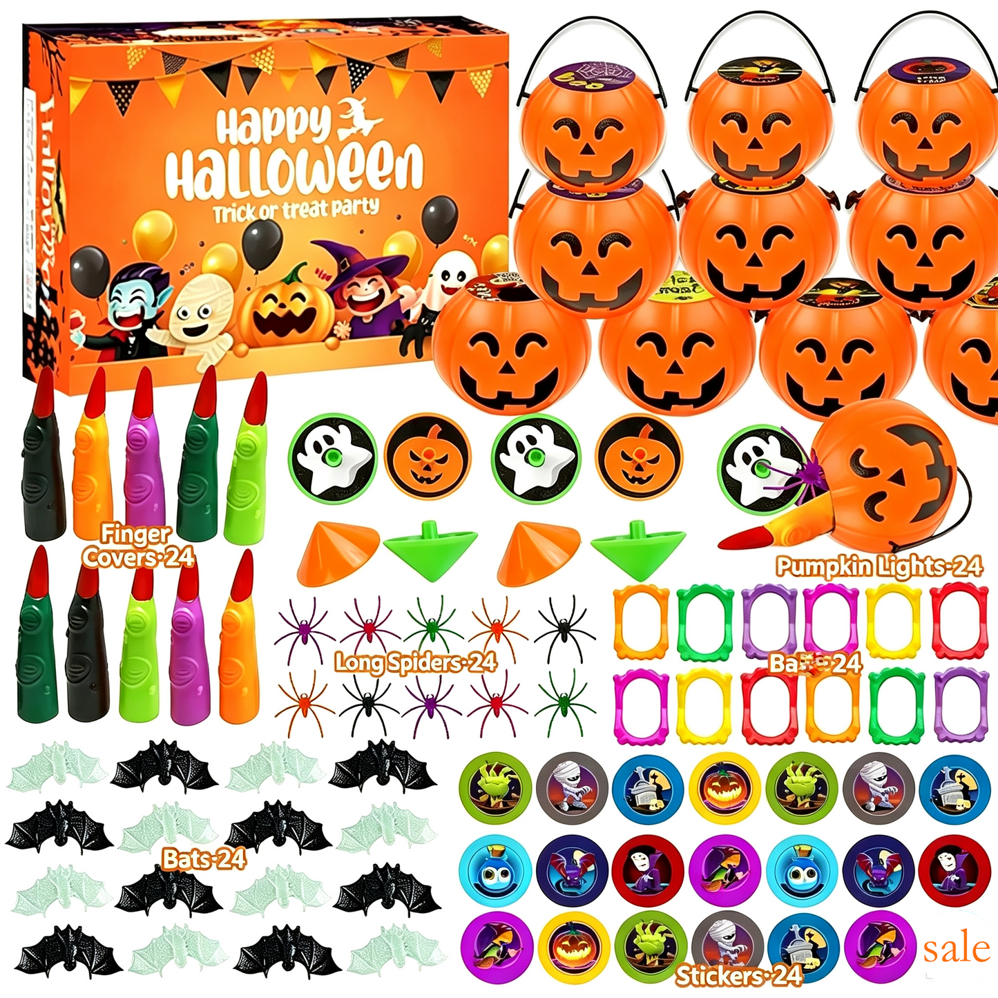 144PCS Halloween Toy and Gift Set for Kids