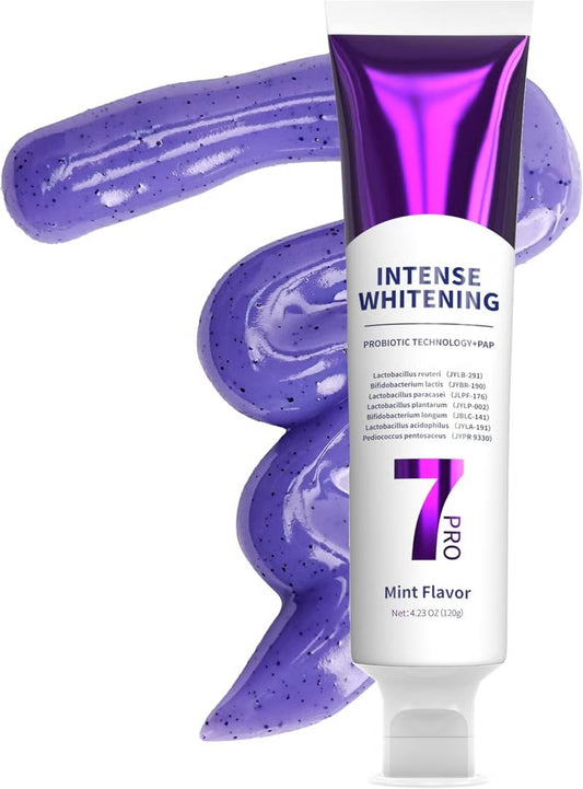 New 7-Pro Intensive Toothpaste | Upgraded Purple Formula with 7 Probiotics | Deep Enamel Repair & Long-Lasting Freshness#dealsforyoudays