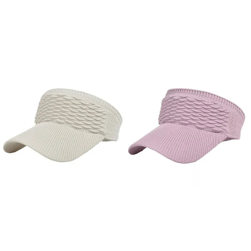 🤍Women's High Ponytail Sun Visor Hat