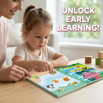 🌟 Reusable Jelly Sticker Activity Book for Kids