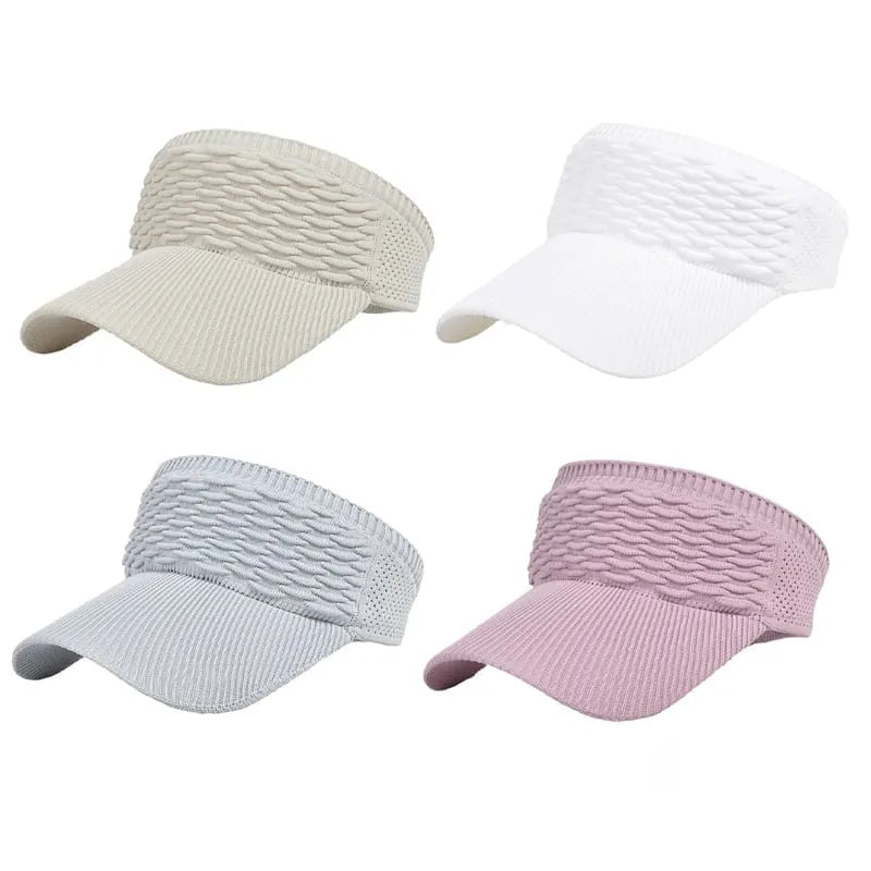 🤍Women's High Ponytail Sun Visor Hat