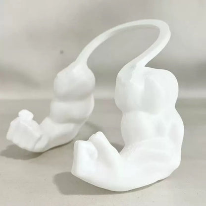 Muscle Cat Neck and Arm Accessory, 3D Printed Creative Giant Arms, Funny Cat Strong Arm Costume, Cat Muscle Arm Pet Cosplay Accessory, Easy to Put On and Take Off, for Halloween, Birthday Parties, Photo Shoots, Pet Prop Hanging Arms