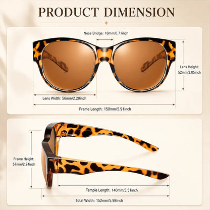 🎉😎2026 New Polarized UV400 Protection Trendy Round Cat-eye Sunglasses 🕶️