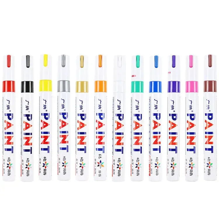 Oil-Based Tire Lettering & DIY Detail Pen Waterproof | Quick-Dry | Permanent
