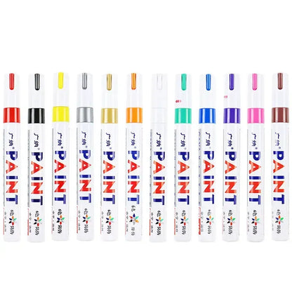 Oil-Based Tire Lettering & DIY Detail Pen Waterproof | Quick-Dry | Permanent