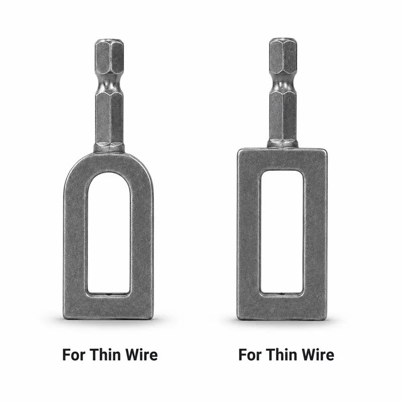 🧰 Steel Wire Twisting Tool for Drill- Fast Tightening & Auto Trimming Wire Twist Attachment
