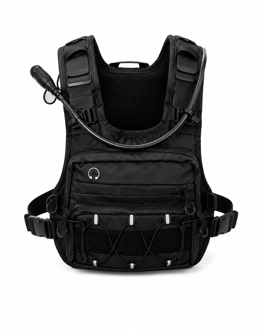 Tactical Hydration Vest Pack | Camo Outdoor Cycling Running Chest Bag