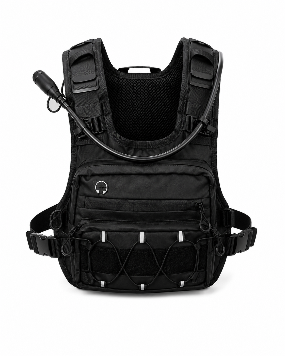 Tactical Hydration Vest Pack | Camo Outdoor Cycling Running Chest Bag