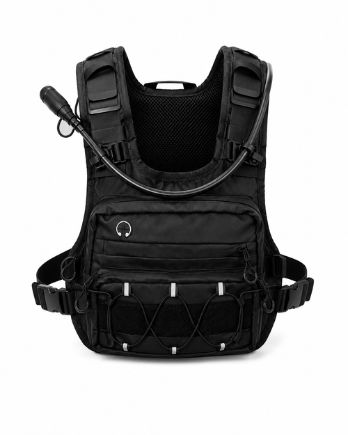 Tactical Hydration Vest Pack | Camo Outdoor Cycling Running Chest Bag