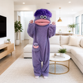 Cartoon Big-Mouth Monster Funny Onesie Pajamas