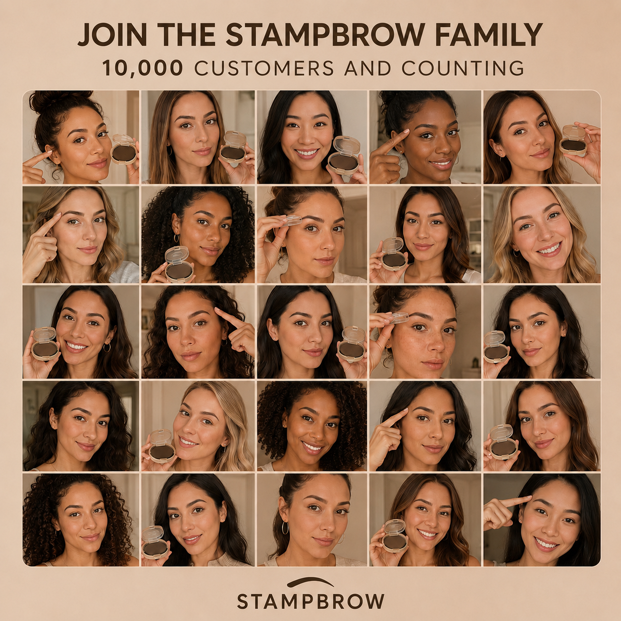 Eyebrow Stamp Kit | Fuller Natural Brows in Seconds