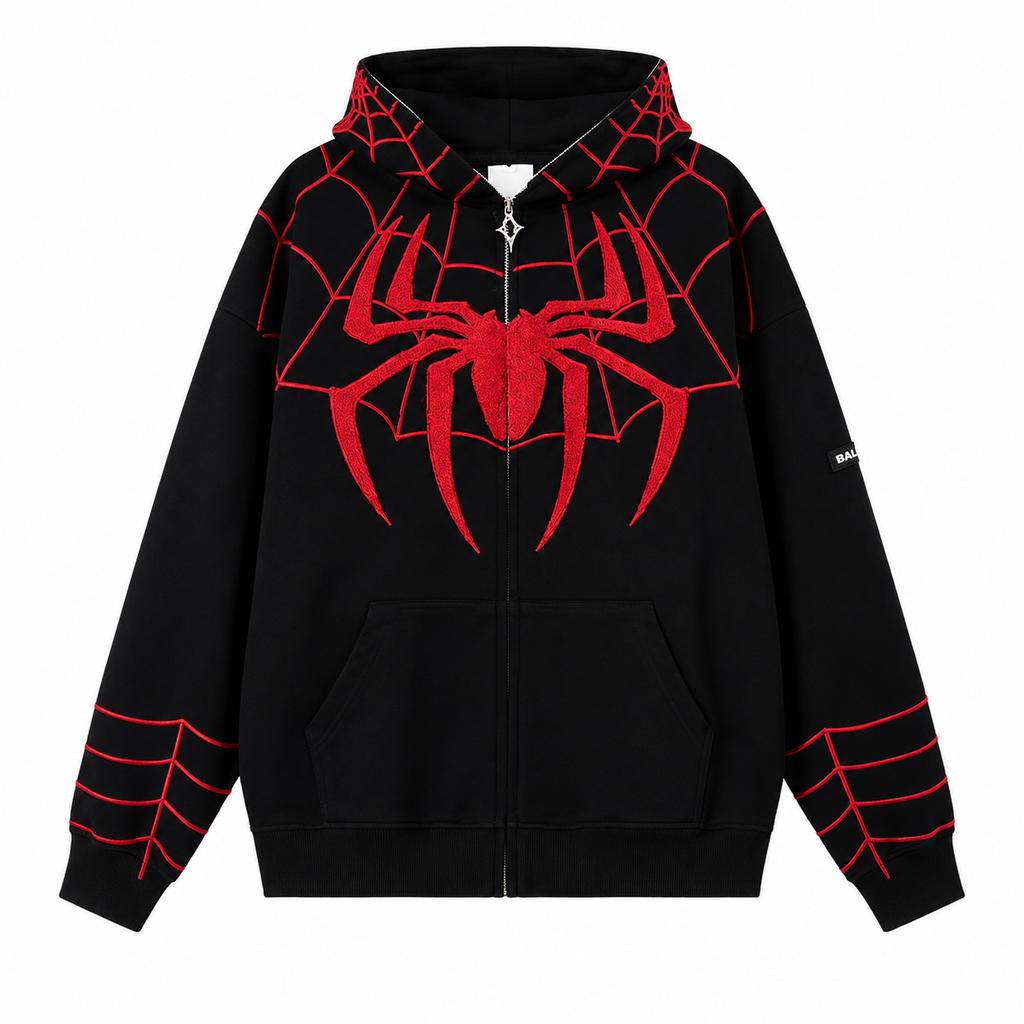 Spider Hoodie Zip Up