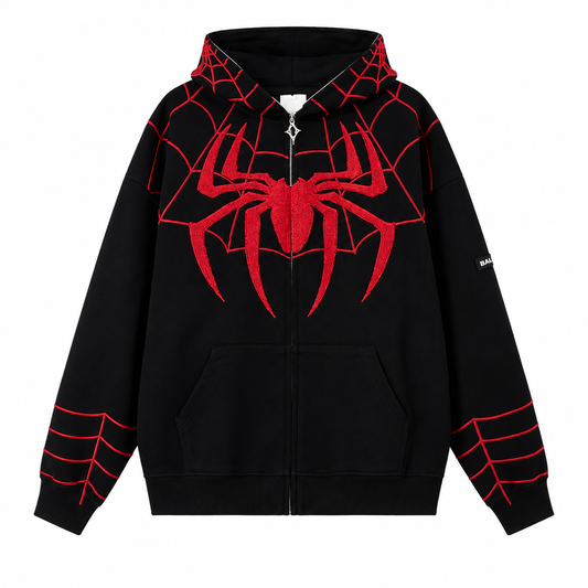 Spider Hoodie Zip Up