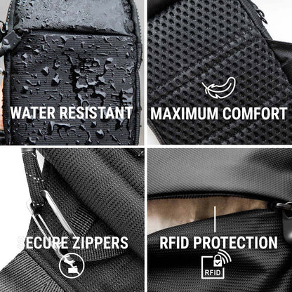 Anti-Theft Everyday Sling Bag – Lightweight Crossbody Travel Pack