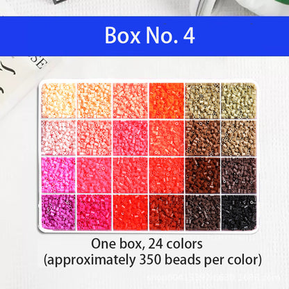 DIY Fuse Bead Craft Kit, Pixel Art Handmade Toy Set, Make Keychains, Framed Art & 3D Ornaments, Educational Craft Gift for Kids