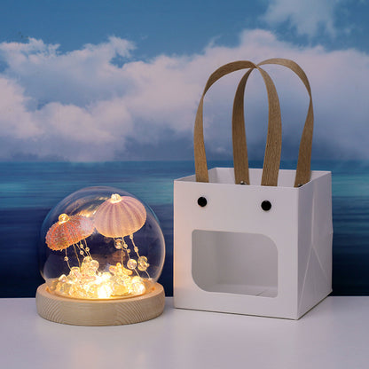 🌊Immersive Healing! Encapsulate the ocean in a glass globe. DIY vintage sea urchin night light—it brought my bestie to tears🌙✨