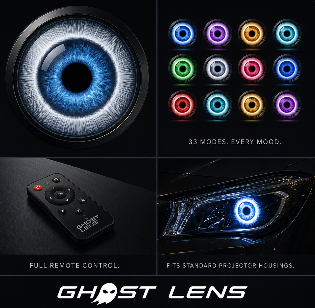 GhostLens Demon Eye LED Headlight Kit
