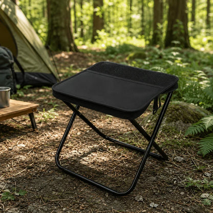 Portable Outdoor Folding Stool, Lightweight Foldable Camping Chair with Carry Bag, Compact Fishing Sketching Travel Stool