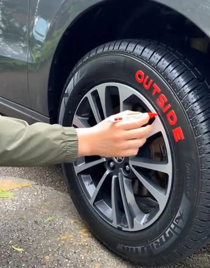 Oil-Based Tire Lettering & DIY Detail Pen Waterproof | Quick-Dry | Permanent