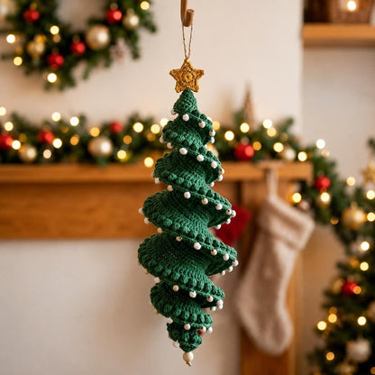 🎅 DIY Crochet Snowman Swirl Ornament Kit - 🎄🧶A crochet project suitable for beginners