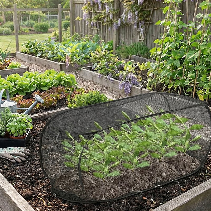⏳Limited-time 50% off⏰Pop-Up Plant Protection Mesh Cover🌱🛡️