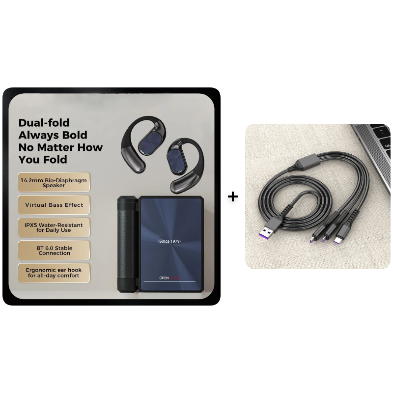 Wireless Noise-Canceling Bluetooth 6.0 Earbuds