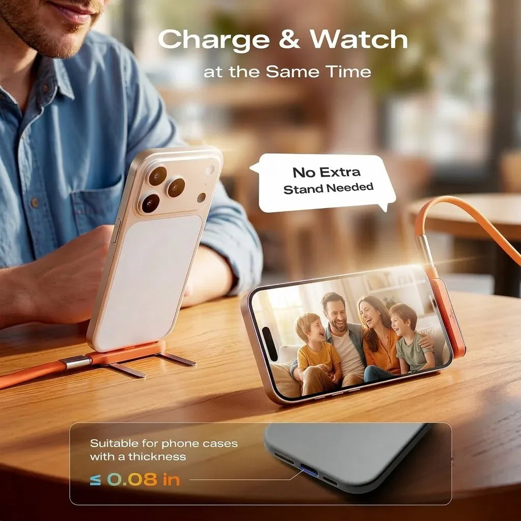 🔥🔥Fast-Charging Cable with Detatchable Stand