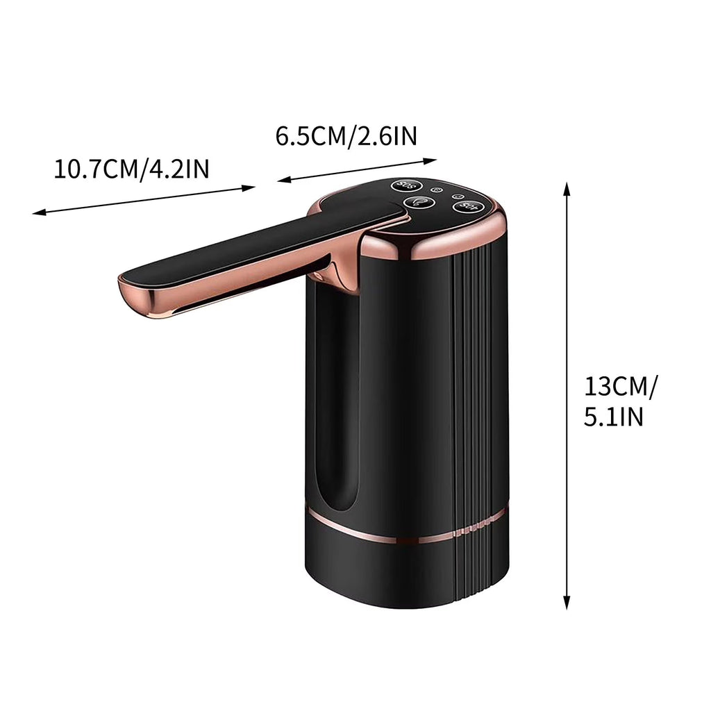 Foldable Automatic Water Dispenser, USB Rechargeable Electric Bottle Water Pump, Portable Water Dispenser for Home Office Travel