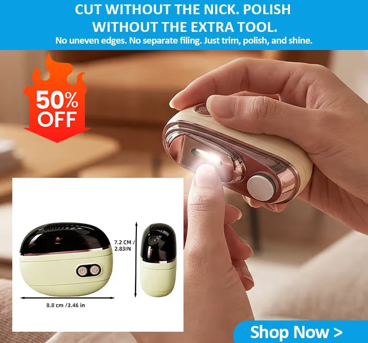 2-in-1 Electric Nail Clipper