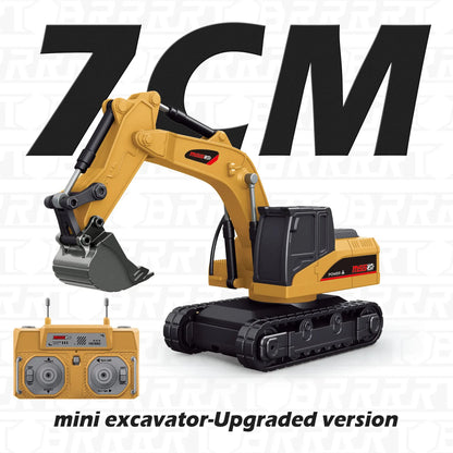 BRRRRT 1/64 RC Forklift Toy Remote Control Excavator RC Dump Truck RC Bulldozer for Adults Kids Boys and Girls RC Construction Vehicles