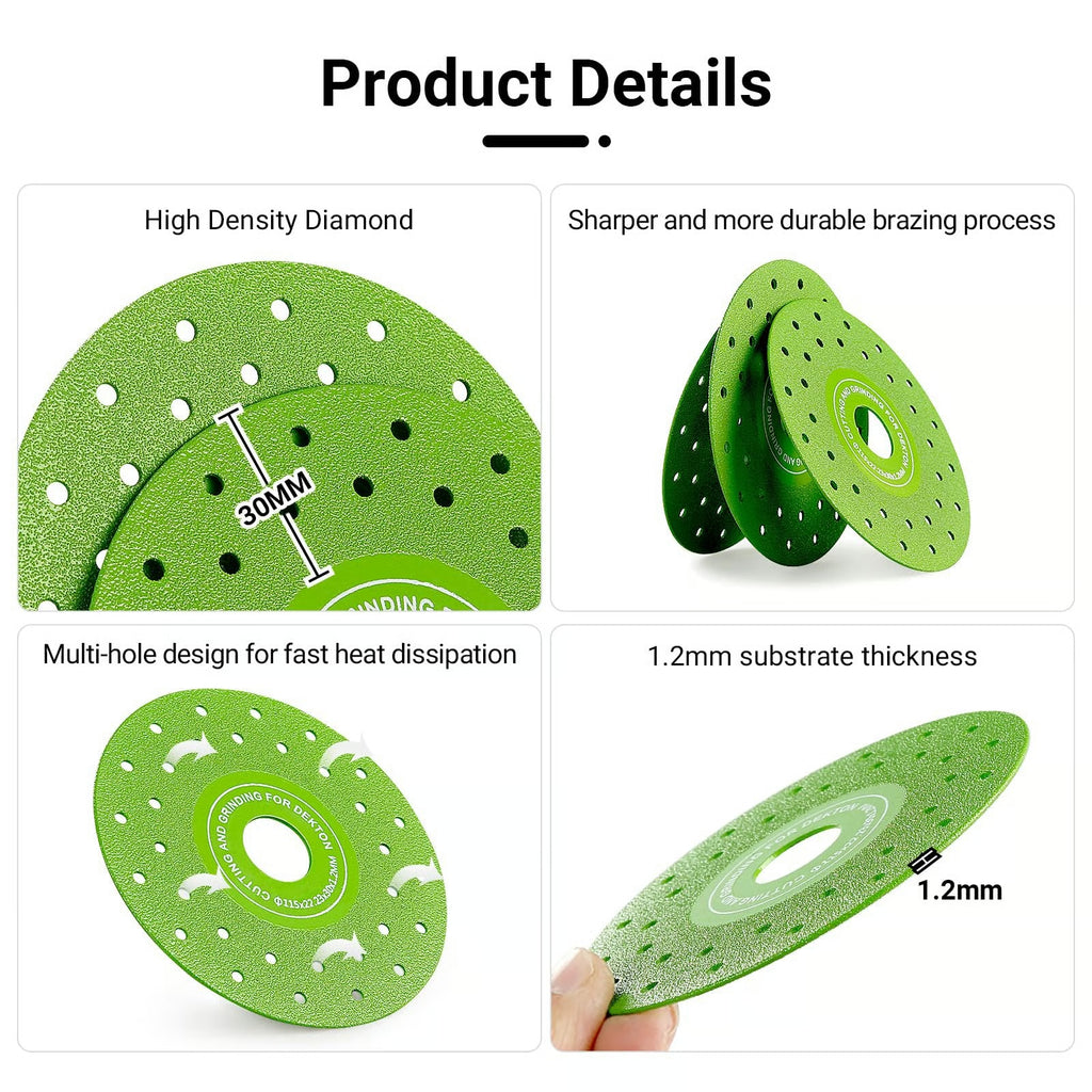 Professional 4.5" Ultra-Thin Diamond Precision Grinding Discs