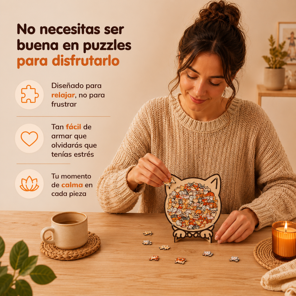 Pawzzle™ - Puzzle Antiestrés Kawaii