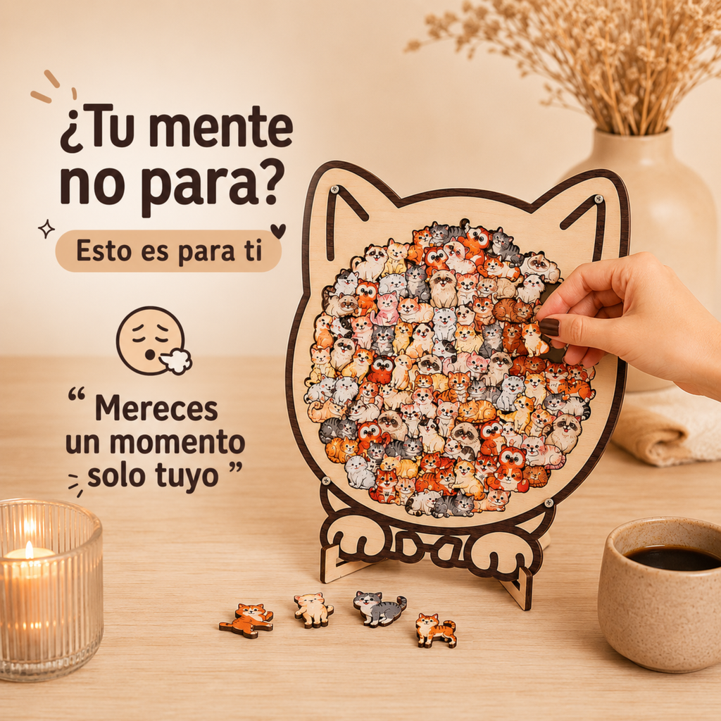 Pawzzle™ - Puzzle Antiestrés Kawaii