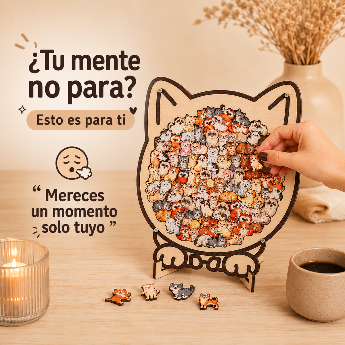 Pawzzle™ - Puzzle Antiestrés Kawaii