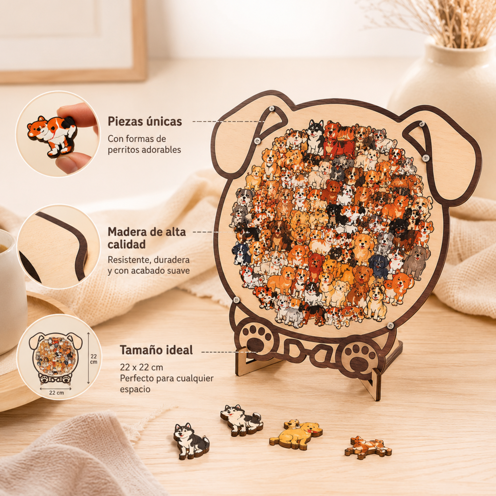 Pawzzle™ - Puzzle Antiestrés Kawaii