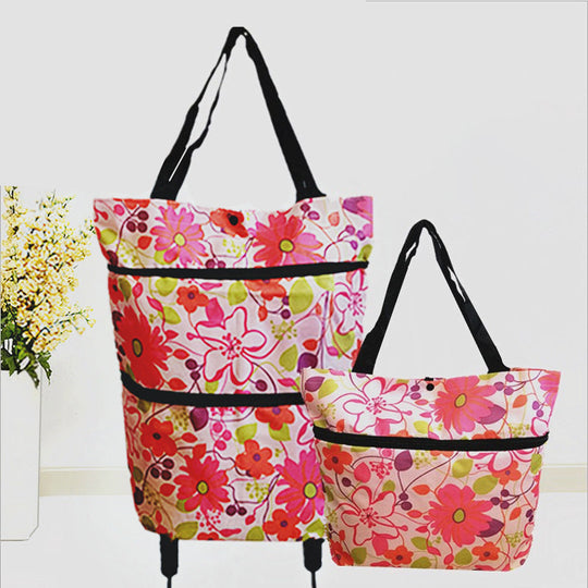 📢📢50% OFF !! ⏰2-in-1 Foldable Shopping Cart