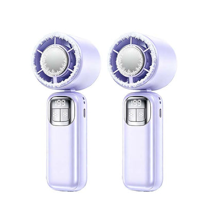 🔥 Summer Hot Sale 📢⚡ 50K+ SOLD! ❄ Foldable Handheld Cooling Fan with LED Display